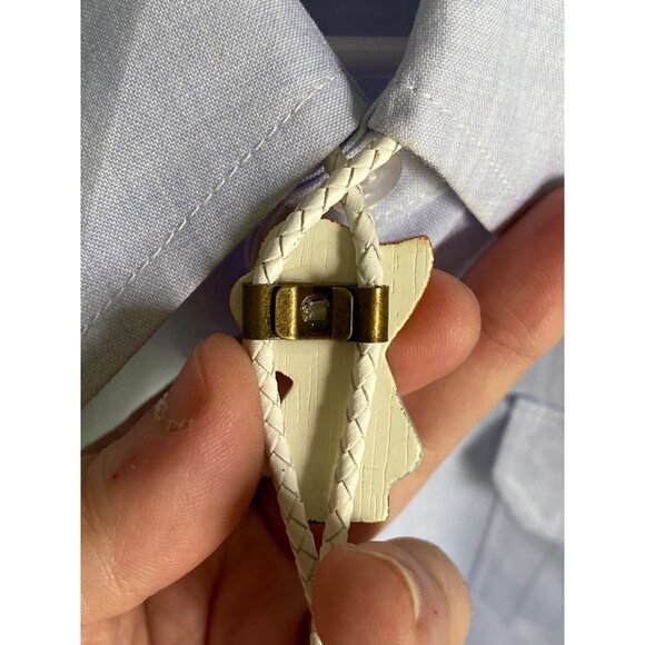 vintage upcycled holly hobbie country kitsch bolo lariat tie - Picture 5 of 5